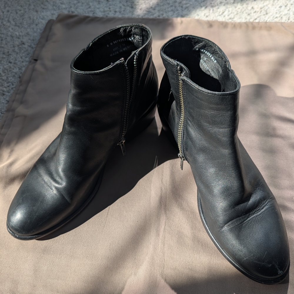 Frye Black Ankle Boots 8B